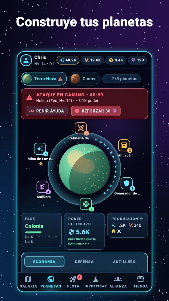 Pocket Galaxy – Construye tus planetas