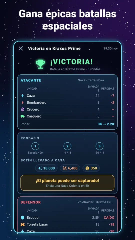 Pocket Galaxy – Gana batallas épicas